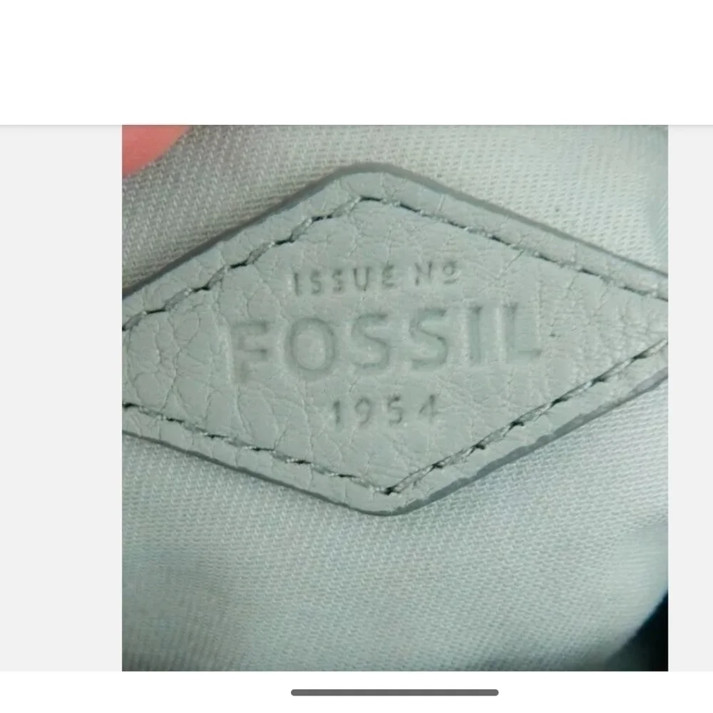 Fossil Erin Crossbody Leather Purse Blue